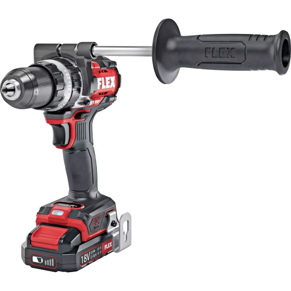 Taladro percutor a batería 18.0 V de 2 velocidades con modo turbo - Imagen 4