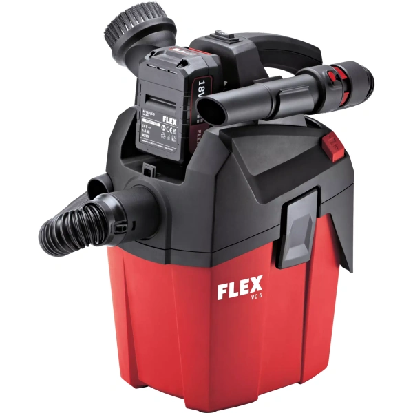 Aspirador compacto con limpieza manual del  ltro, 6 l, clase L - Imagen 2