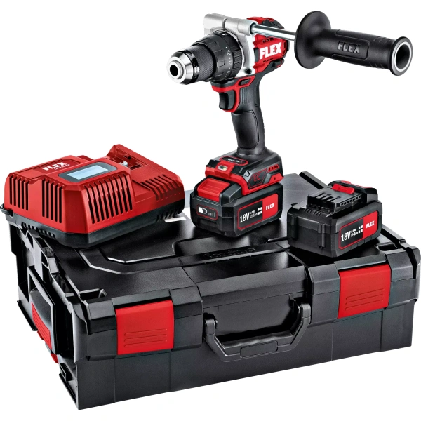 Taladro percutor a batería 18.0 V de 2 velocidades con modo turbo