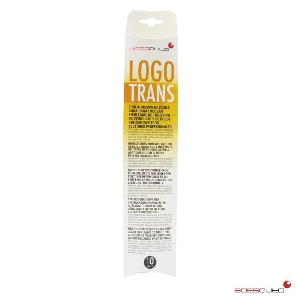 LOGO TRANS Tira adhesiva doble cara 30x5cm (10uds)