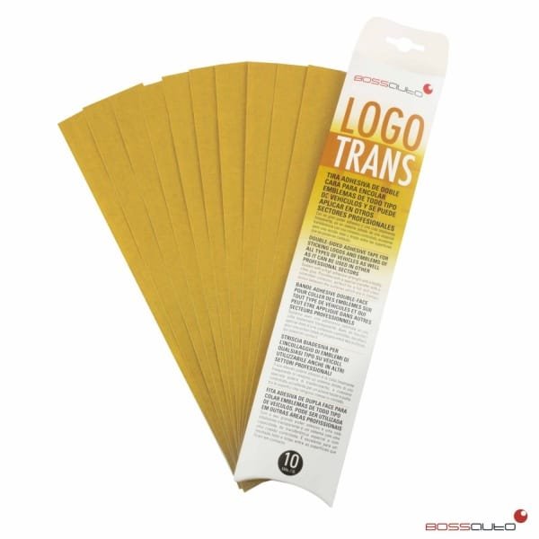 LOGO TRANS Tira adhesiva doble cara 30x5cm (10uds) - Imagen 2