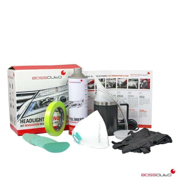 Set renovador de faros BOSSAUTO