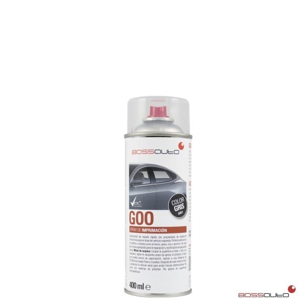 GOO Aparejo spray plasticos 400ml gris RAL7031