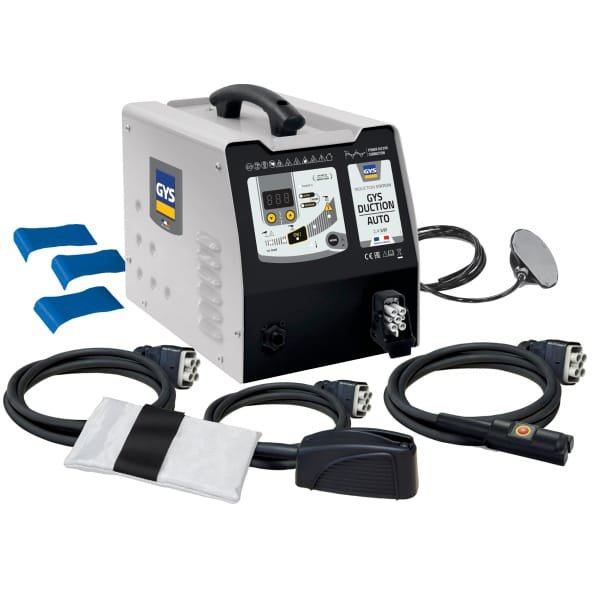 GYSDUCTION AUTO BODY SHOP (Equipo + 3 inductores + cuñas + pedal)