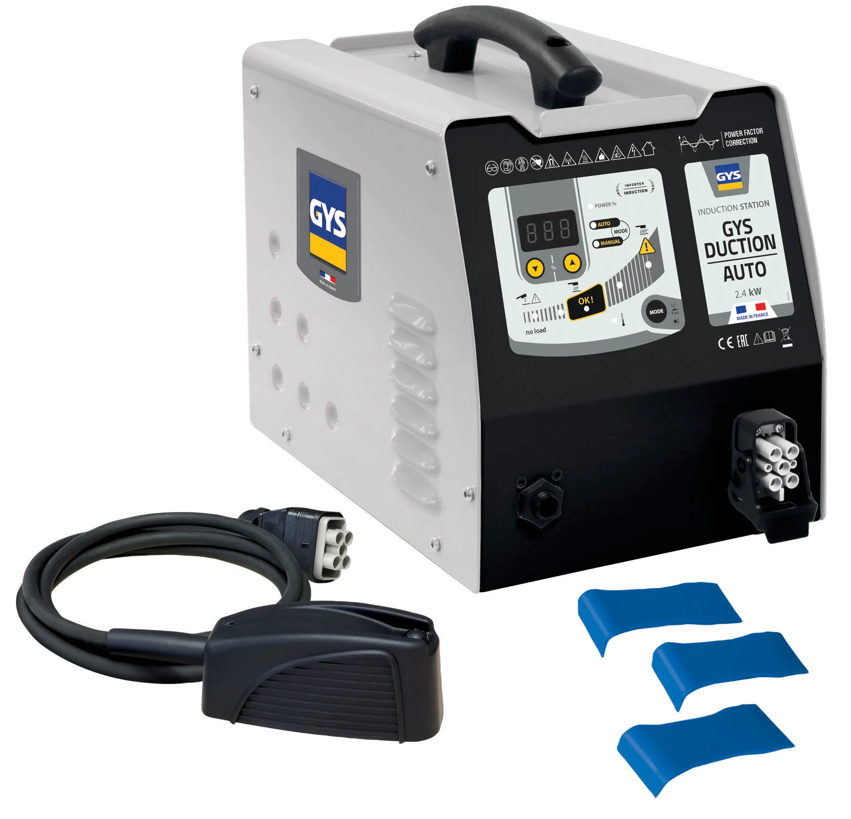 GYSDUCTION AUTO GLASS (Equipo + inductor cristal + 3 cuñas)