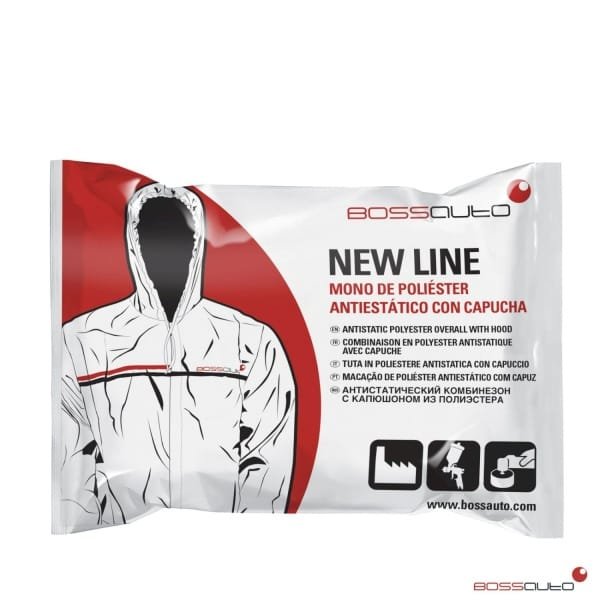 NEW LINE Mono poliéster antiestático gris - Imagen 4