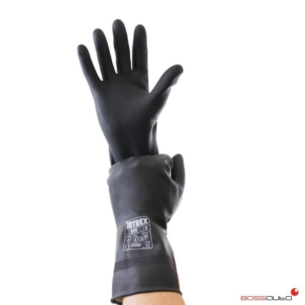 Guantes de látex efecto neopreno