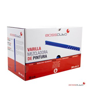 Varilla mezcladora pintura 30cm Bossauto (200un)