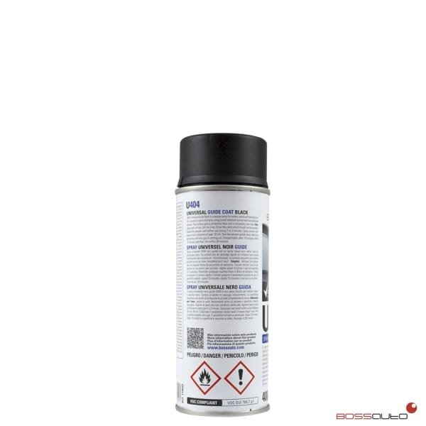 U404 Spray universal negro guía 400ml Bossauto - Imagen 2