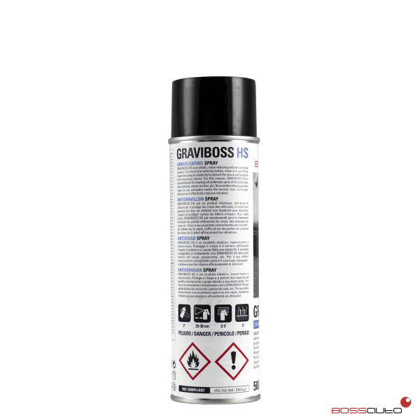 GRAVIBOSS HS Spray antigravilla negro 500ml. - Imagen 2