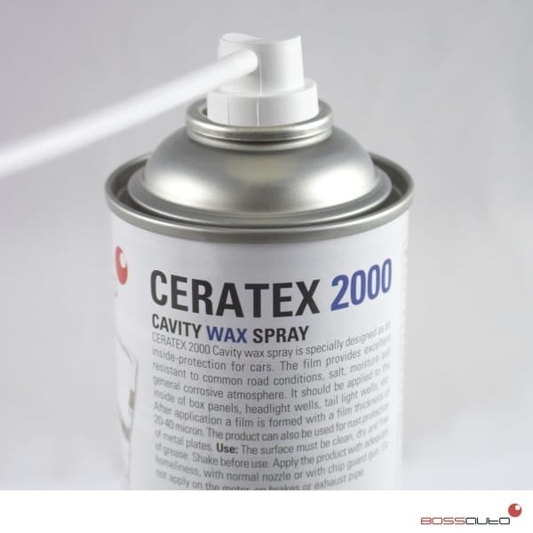 CERATEX 2000 Spray cera de cavidades blanco 500ml. - Imagen 2