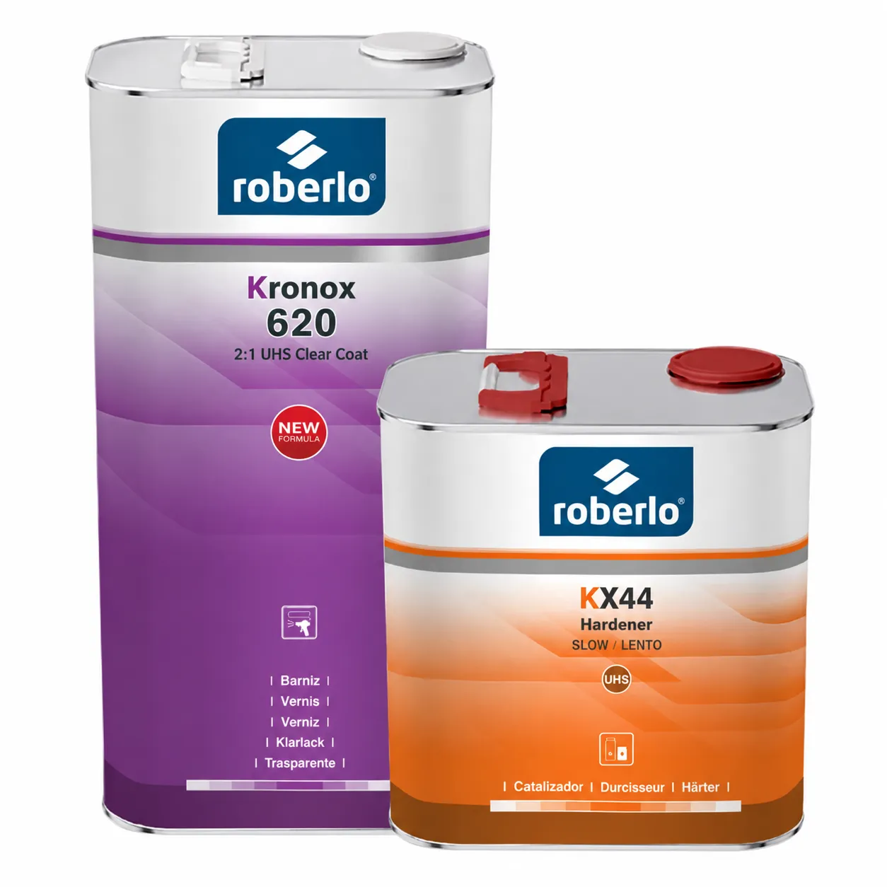 Kit barniz Roberlo Kronox 620 5 L + catalizador KX 2,5 L