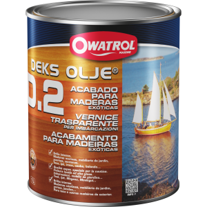 DEKS OLJE D.2: Barniz marino brillante y flexible
