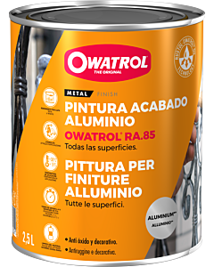 OWATROL RA 85: Anti-Óxido. Acabado Aluminio.