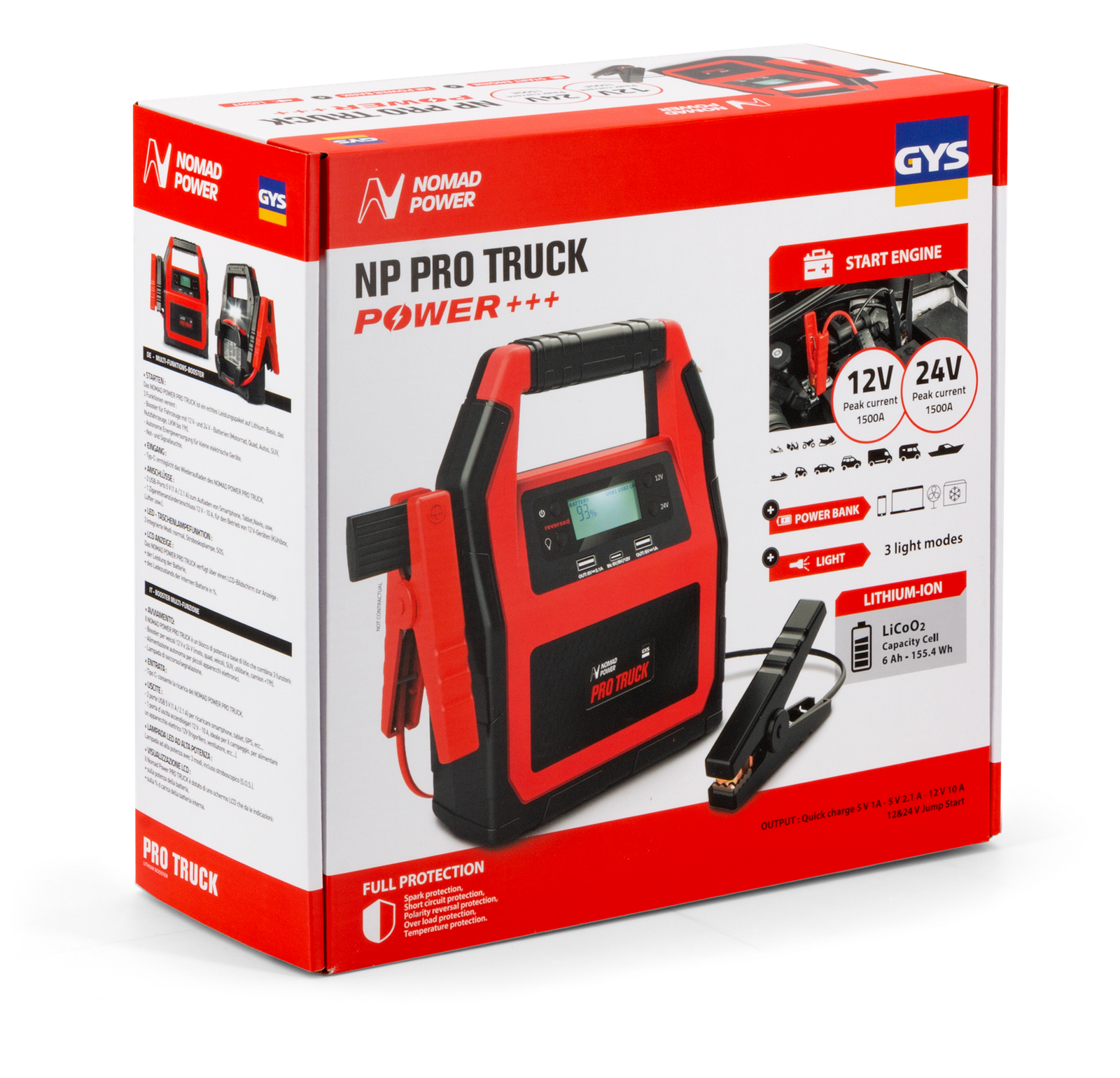 BOOSTER DE LITIO NOMAD POWER PRO TRUCK