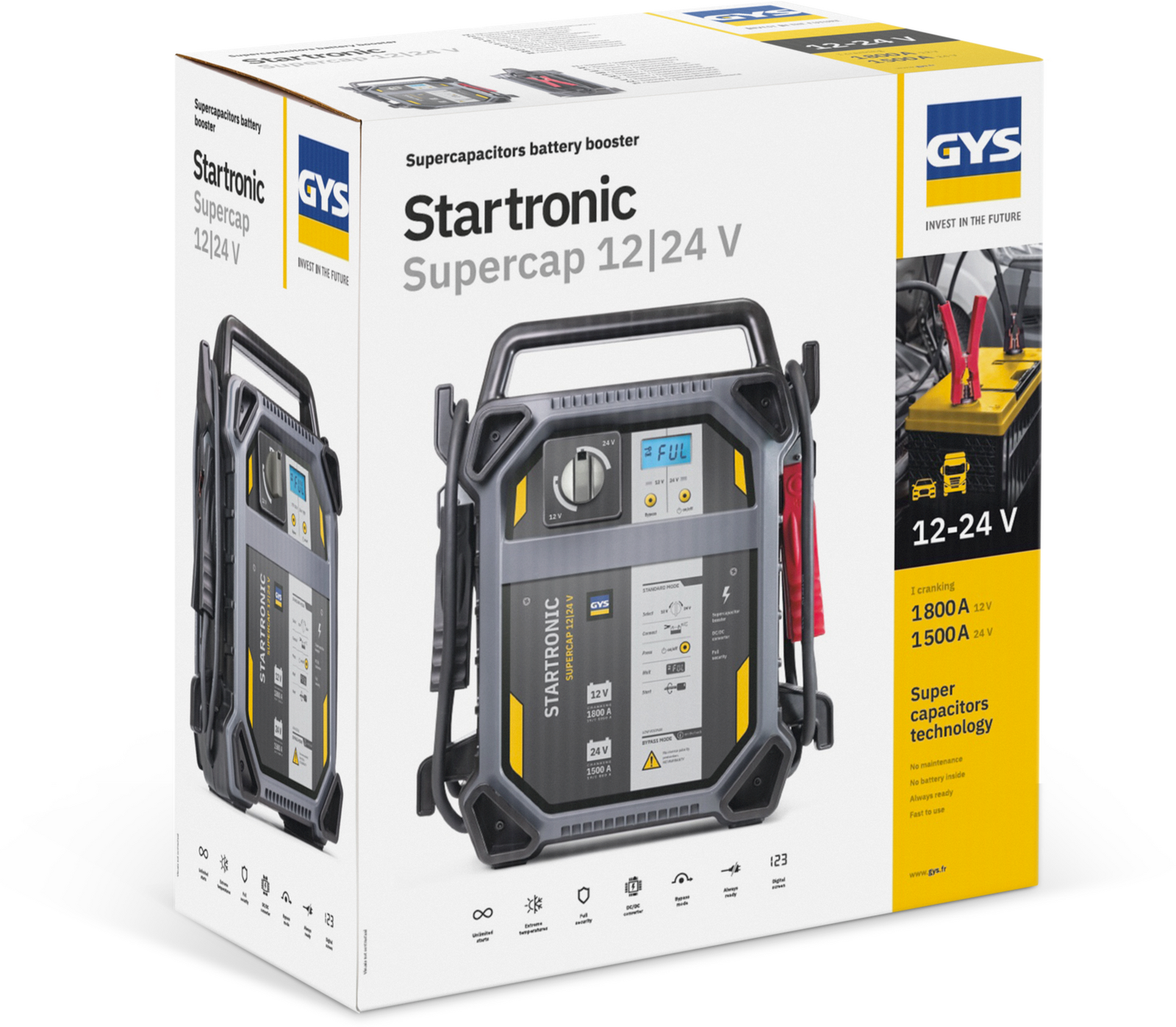 BOOSTER STARTRONIC SUPERCAP 12/24 V