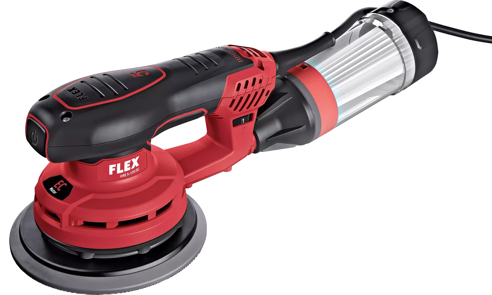 Lijadora excéntrica Flex ORE 5-150 EC de 150 mm con regulación de velocidad