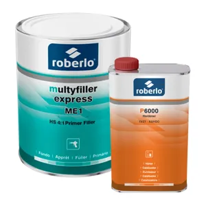 Kit aparejo Roberlo Multyfiller Express 4 L + catalizador P6000 1 L