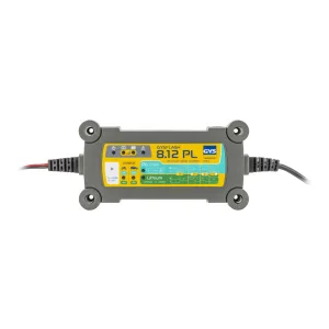 Cargador de baterías GYSFLASH 8.12 PL de plomo y litio, 12 V