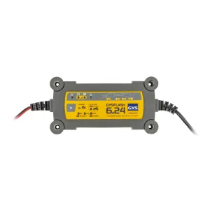Cargador de baterías GYSFLASH 6.24 de 6, 12 y 24 V