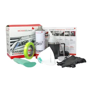 Kit renovador de faros con vaporizador Bossauto