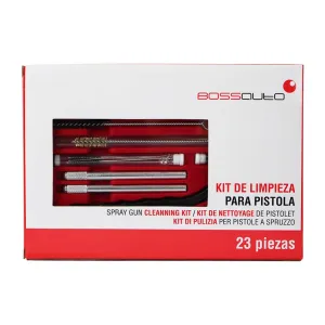 Kit de limpieza de pistolas de pintura Bossauto (23 piezas)