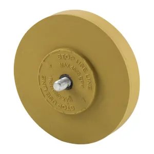 Disco de caucho quita adhesivos 100 x 20 mm con soporte Bossauto
