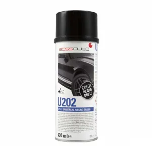 Pintura en spray negro brillo Bossauto U202 400 ml