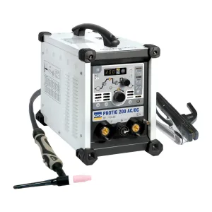EQUIPO DE SOLDADURA PROTIG 200 AC/DC - CON ACCESORIOS